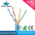 Prix ​​d&#39;usine câble de réseau OEM 24awg 0.5mm CCA BC utp cat5e cable shenzhen